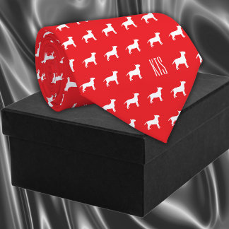 Pit Bull Dogs Mönster Monogrammed Veterinarian Slips