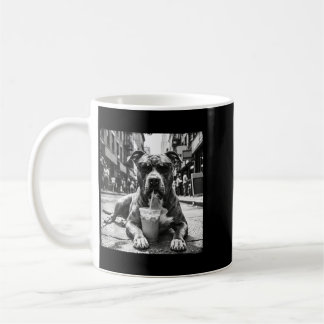 Pit Bull dricker iskaffe Cool hund gatukonst Kaffemugg