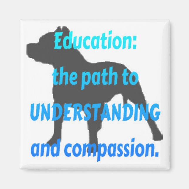 Pit Bull Education Magnet (Framsidan)