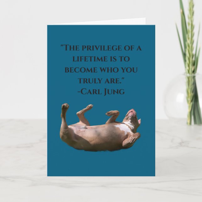 Pit Bull-filosofi Kort (Framsida)