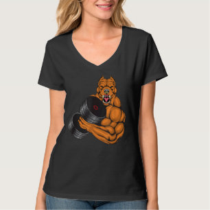 Pit Bull Gym Fitness Weightlift Deadlift Bodybu T Shirt
