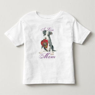 Pit Bull Heart Mamma Tee Shirt