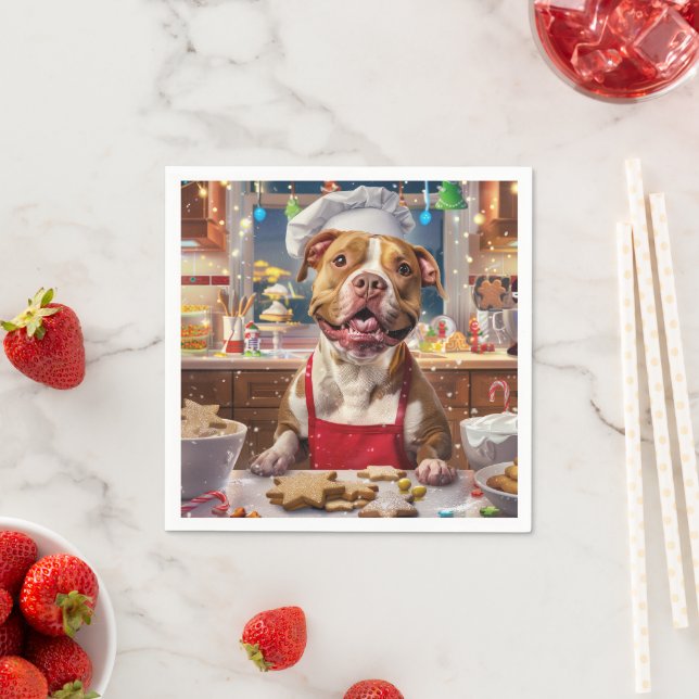 Pit Bull Holiday Baking: Festiv jultårta  Pappersservett (Insitu)