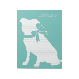Pit Bull Hund Valp Pitbull Anteckningsblock