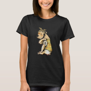 Pit Bull I Kärlek Mamma Tattosolros Hund Mothe T Shirt