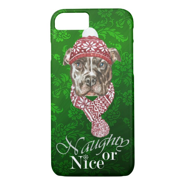 Pit Bull jul iphone case Case-Mate iPhone Skal (Baksida)