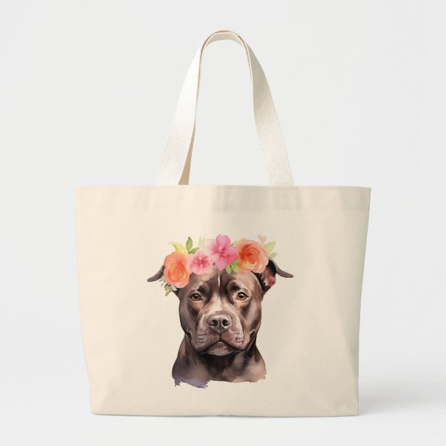 Pit Bull Jumbo Tote Tygkasse (Framsidan)