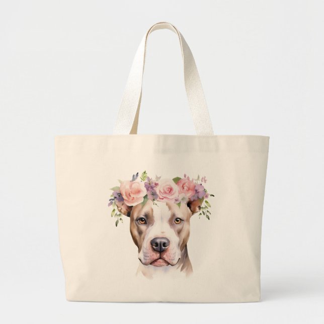 Pit Bull Jumbo Tote Tygkasse (Framsidan)