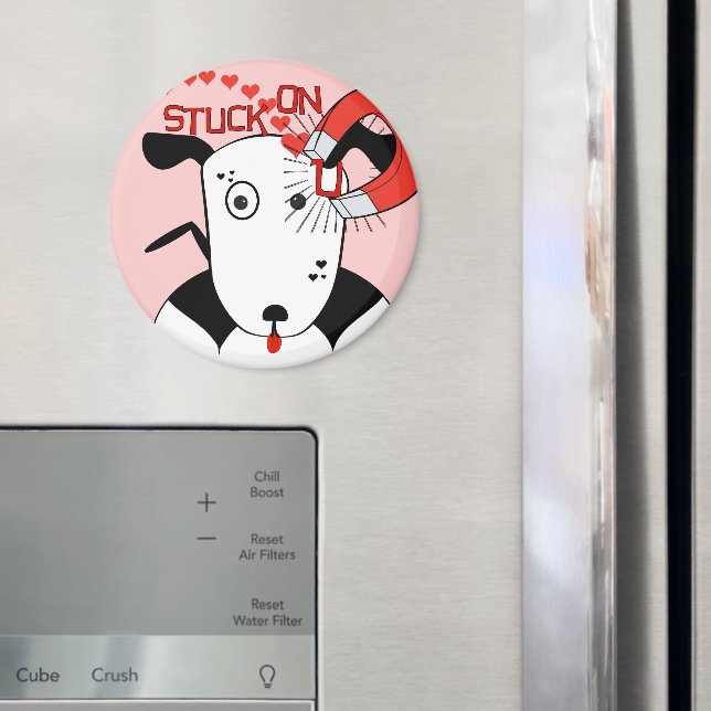 Pit Bull Kärlek Petey, Bull Terrier... Magnet (In Situ (Fridge))