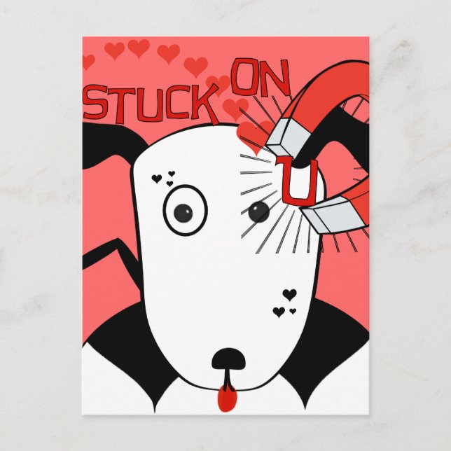 Pit Bull Kärlek  Petey Bullterrier... Vykort (Framsida)