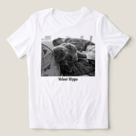 Pit Bull Kärlek Velvet Flodhäst T Shirt