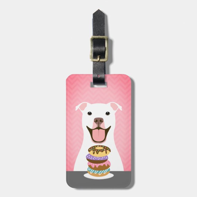 Pit Bull Luggage Taggs Bagagebricka (Vertikal Framsida)