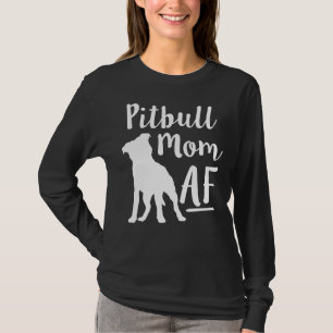 Pit Bull Mamma Af Womens Hund Pitbull Passande Sco T Shirt