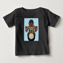 Pit Bull-motorcyklist på motorcykel T Shirt