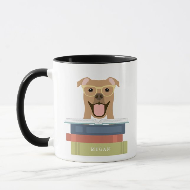 Pit Bull-muggar Mugg (Vänster)