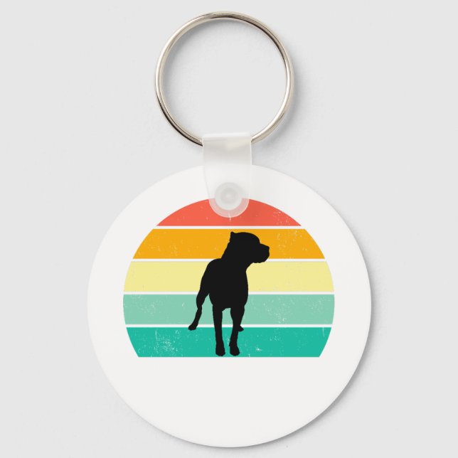 Pit Bull Nyckelring (Framsida)