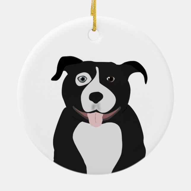 Pit Bull Ornament (Baksidan)