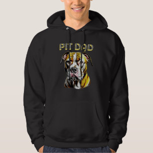 Pit Bull Pappa HUND ÄLSKARE Hoodie