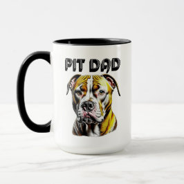 Pit Bull Pappa | Hundälskare Mugg