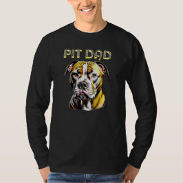 Pit Bull Pappa | Hundälskare T Shirt