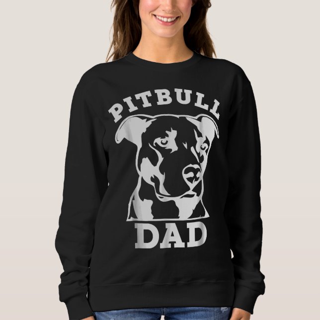 Pit Bull Pappa T Shirt (Framsida)