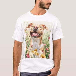 Pit Bull Pappa Tröja – Akvarell
