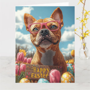 Pit Bull Påskäggs Kort