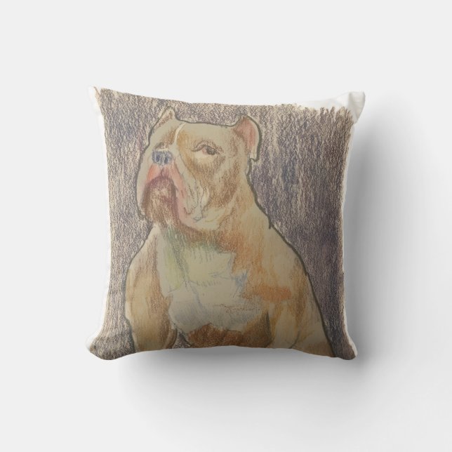 Pit Bull Pillow Kudde (Framsida)