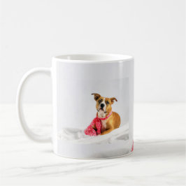 Pit Bull Puppy Kärlek i Rosa XOXO Kaffemugg