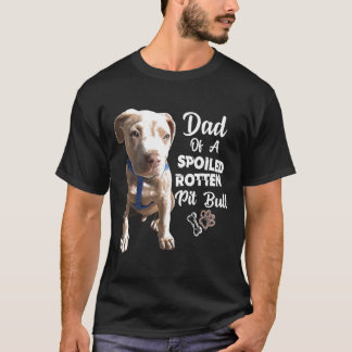Pit Bull Shirt Pit Bull Pappa Rolig hund Älskare G T