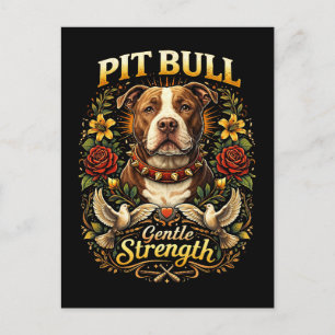 Pit Bull: Sköna Styrka Vykort