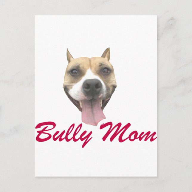 Pit Bull Smile Bully Mamma Vykort (Framsida)