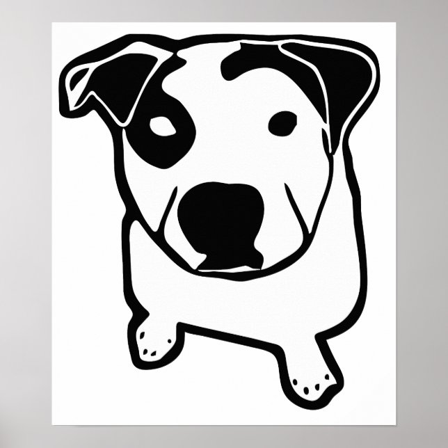 Pit Bull T-Bone Graphic Poster (Framsidan)