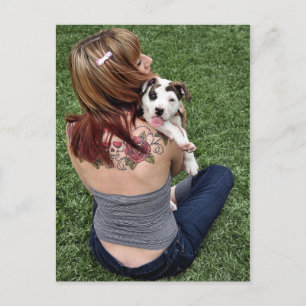 Pit Bull T-Bone Lucky Puppy Vykort
