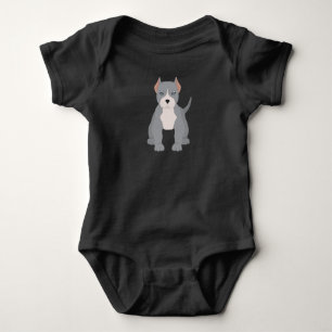 Pit bull T-Shirt Baby Bodykostym