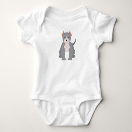 Pit bull T-Shirt Baby Bodykostym