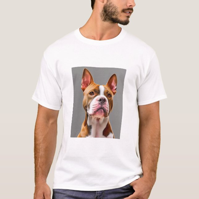 Pit Bull T-skjorta T Shirt (Framsida)
