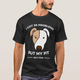 Pit Bull Terrier Shirt Kärlek Pitbull Rädding Pitt T