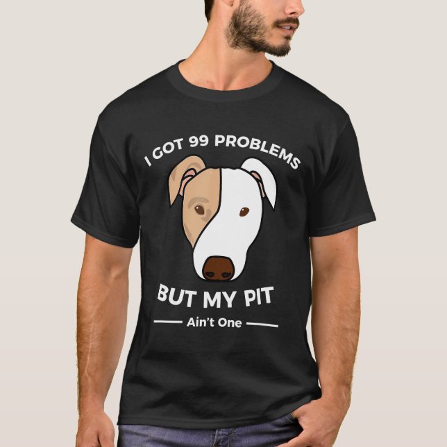 Pit Bull Terrier Shirt Kärlek Pitbull Rädding Pitt T (Framsida)