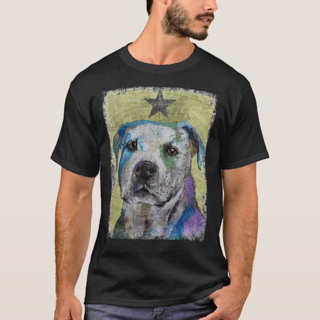 Pit Bull Terrier T Shirt (Framsida)