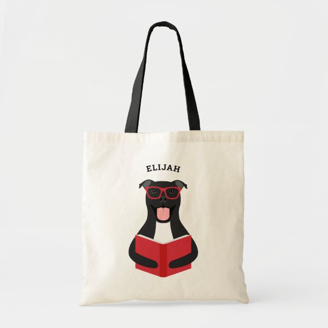 Pit Bull Tote bags Tygkasse (Framsidan)