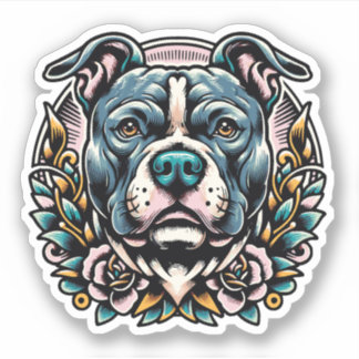 Pit Bull Vinyl Watersecure Hund Sticker Klistermärken
