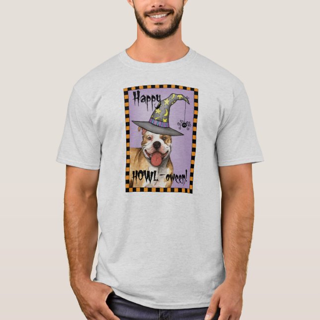 Pit Bull Witch Tee Shirt (Framsida)