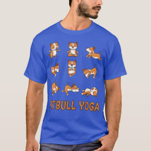 Pit Bull Yoga Pitbull Yoga Pose Meditation T Shirt