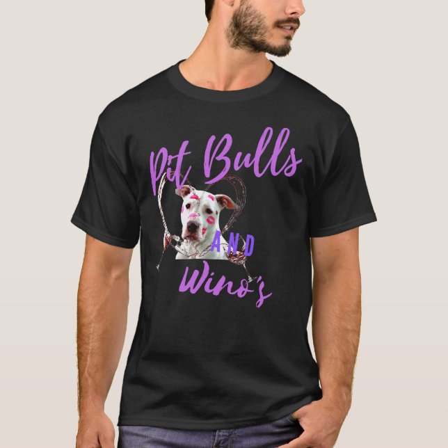 Pit Bulls and Vin T Shirt (Framsida)