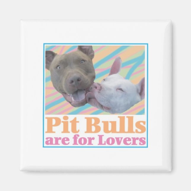 Pit Bulls är till Älskare Magnet (Framsidan)
