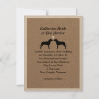 Pit Bulls Bröllopsinbjudan
