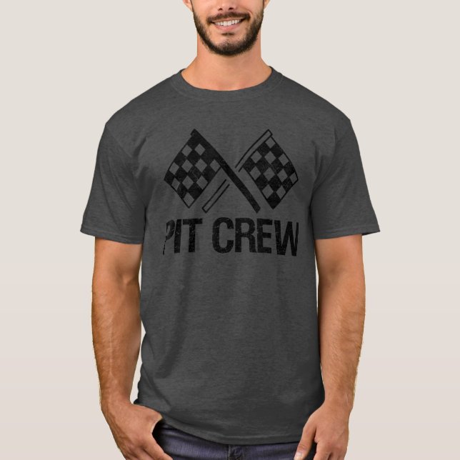 Pit Crew för Race-fester 2 T Shirt (Framsida)