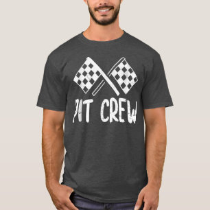 Pit Crew för Tävling Car Party T Shirt