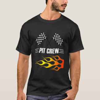 Pit Crew Hoodie for Hosting Tävling Car Party Pare T Shirt